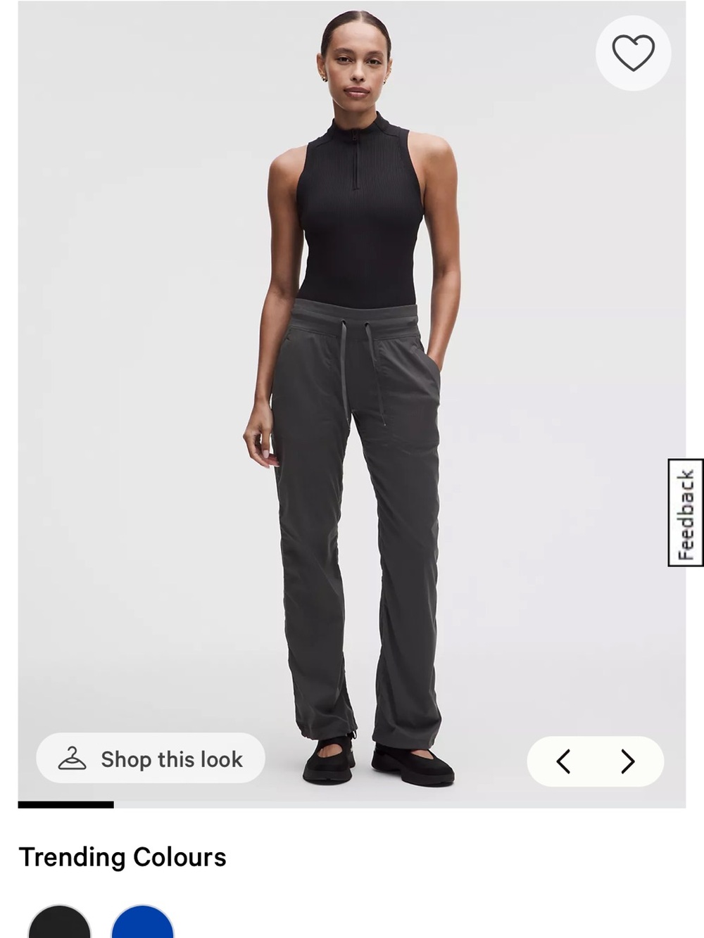 lululemon athletica Women's Straight-Leg Drawstring Pants - army green
